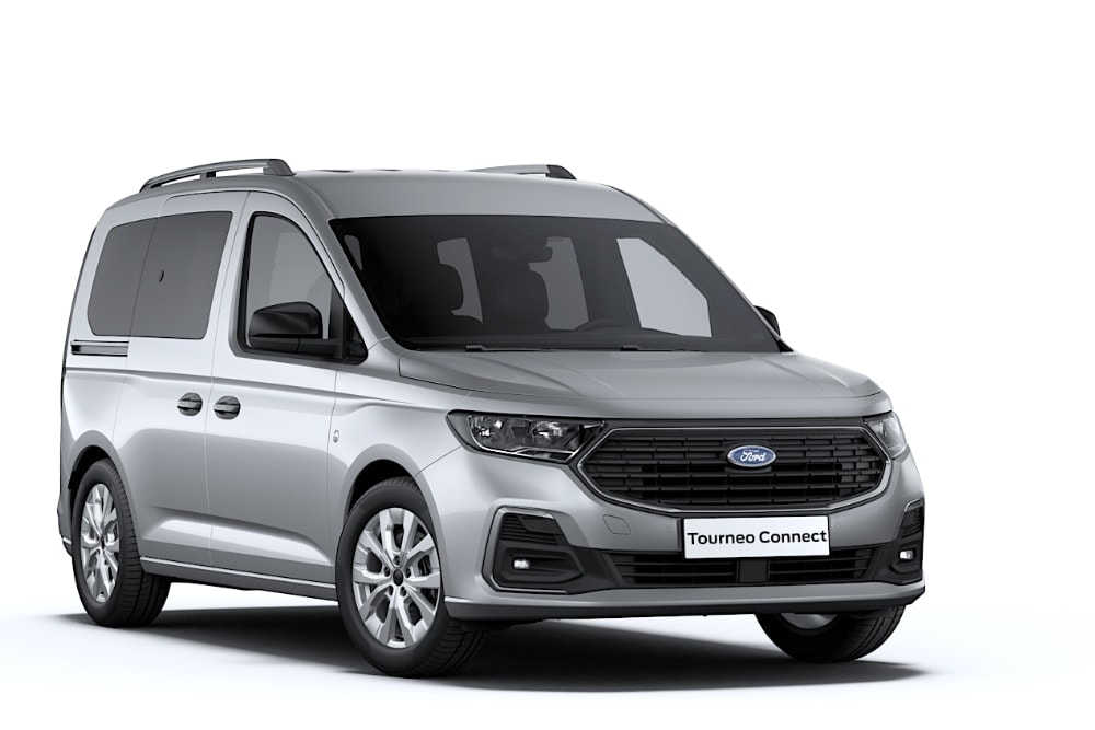 Front view of the all-new Ford Tourneo Connect.
