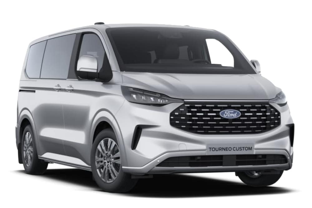 Front view of the all-new Ford Tourneo Custom.