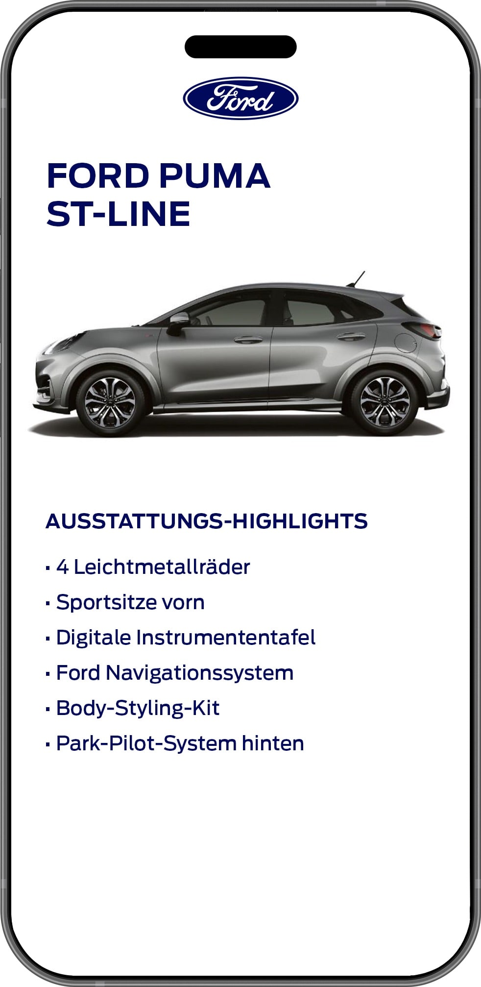 Leder Auto Boden Matte Für Ford Puma ST-Linie X 2020 2021 2022