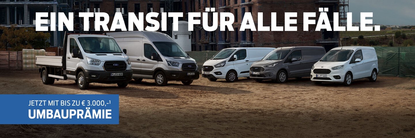Ford Transit vans in a row Ford Transit vans in a row
