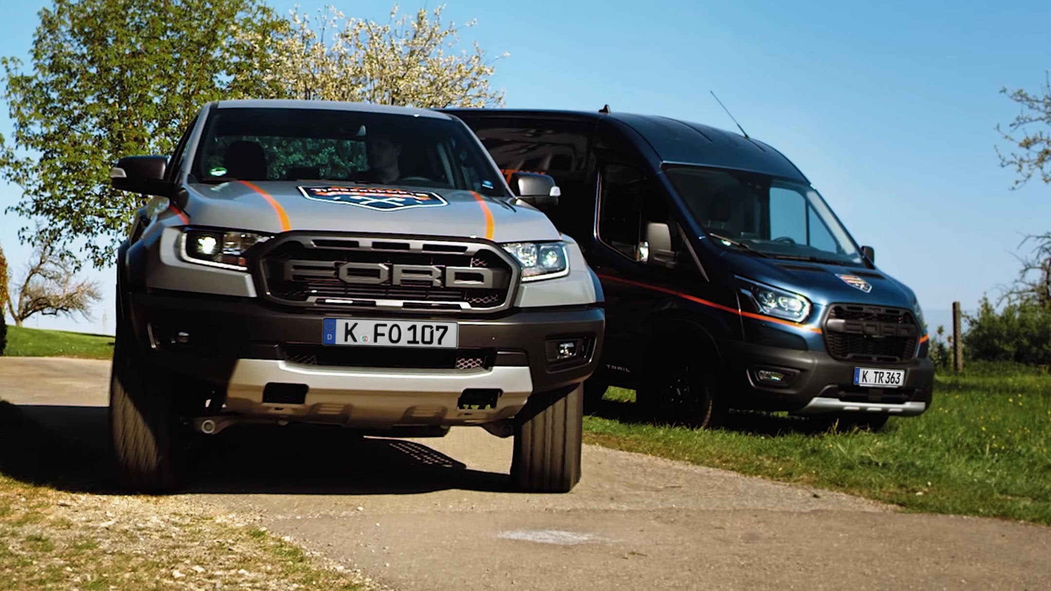 Ford Commercial Vehicles with STIHL logo