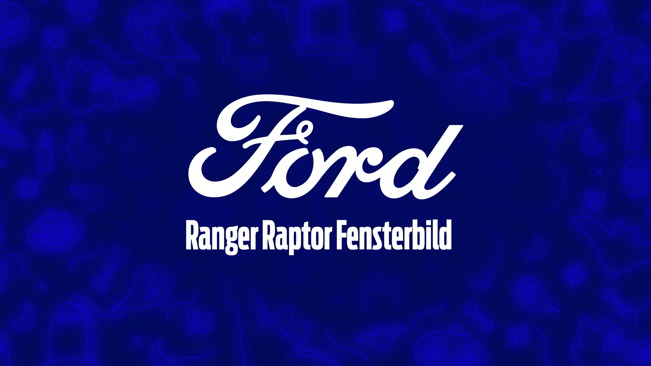 Schauriges Ford Ranger Raptor Fensterbild
