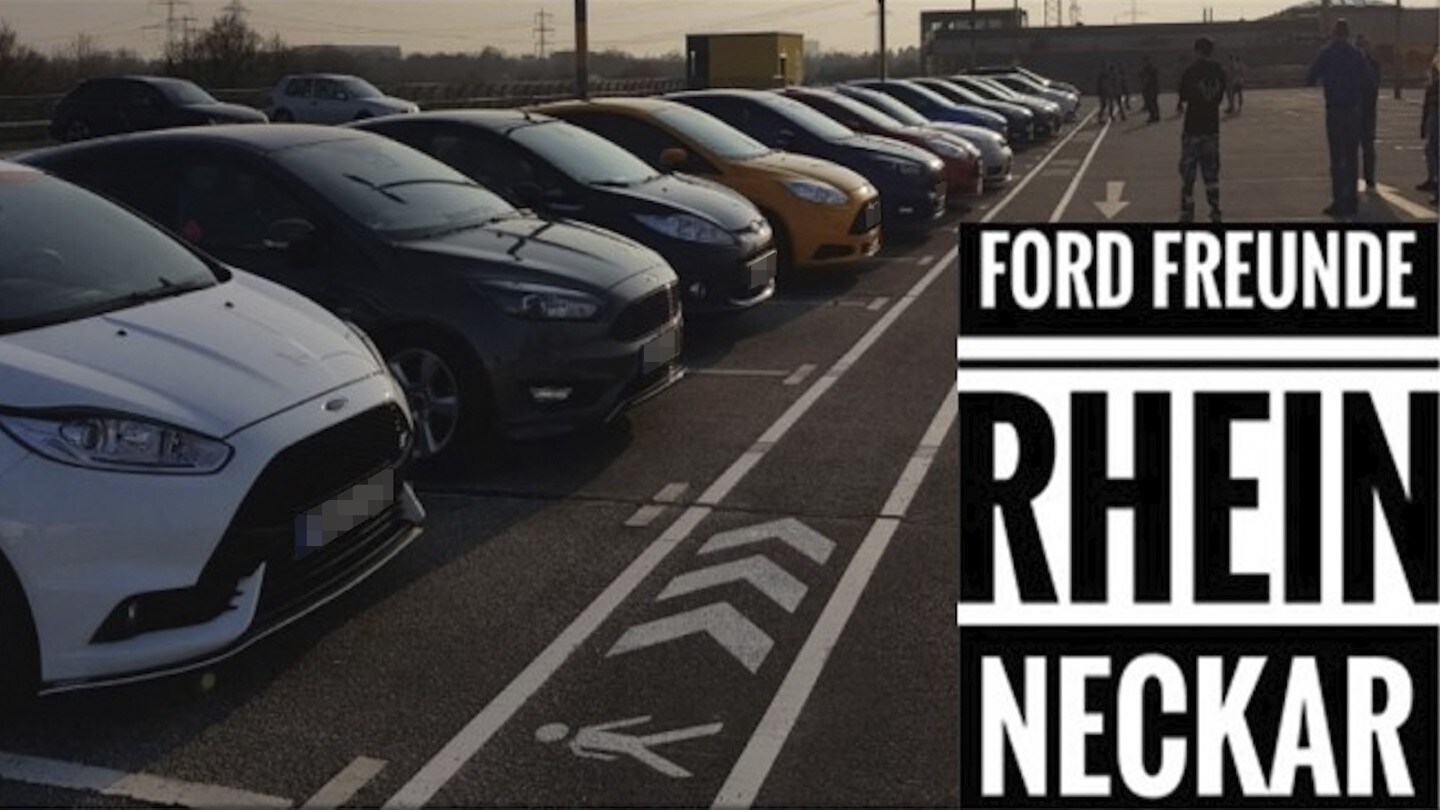 Ford cars parked on a parking lot