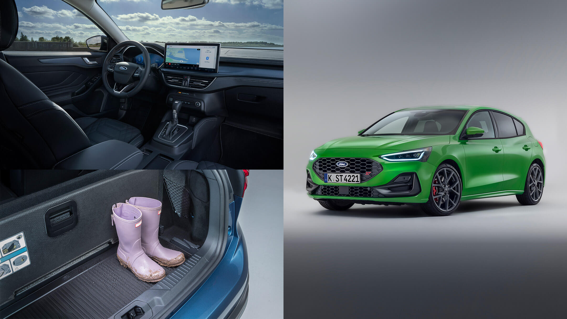 Neuer Ford Focus collage