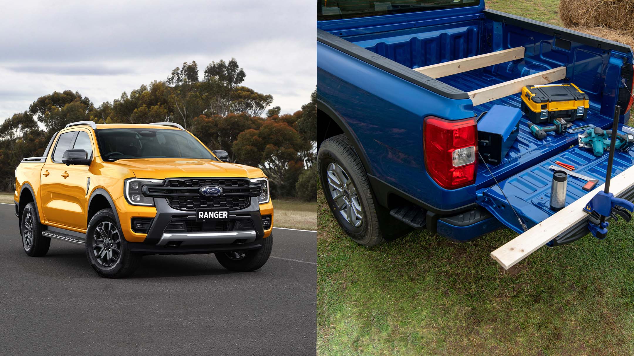 Neuer Ford Ranger collage