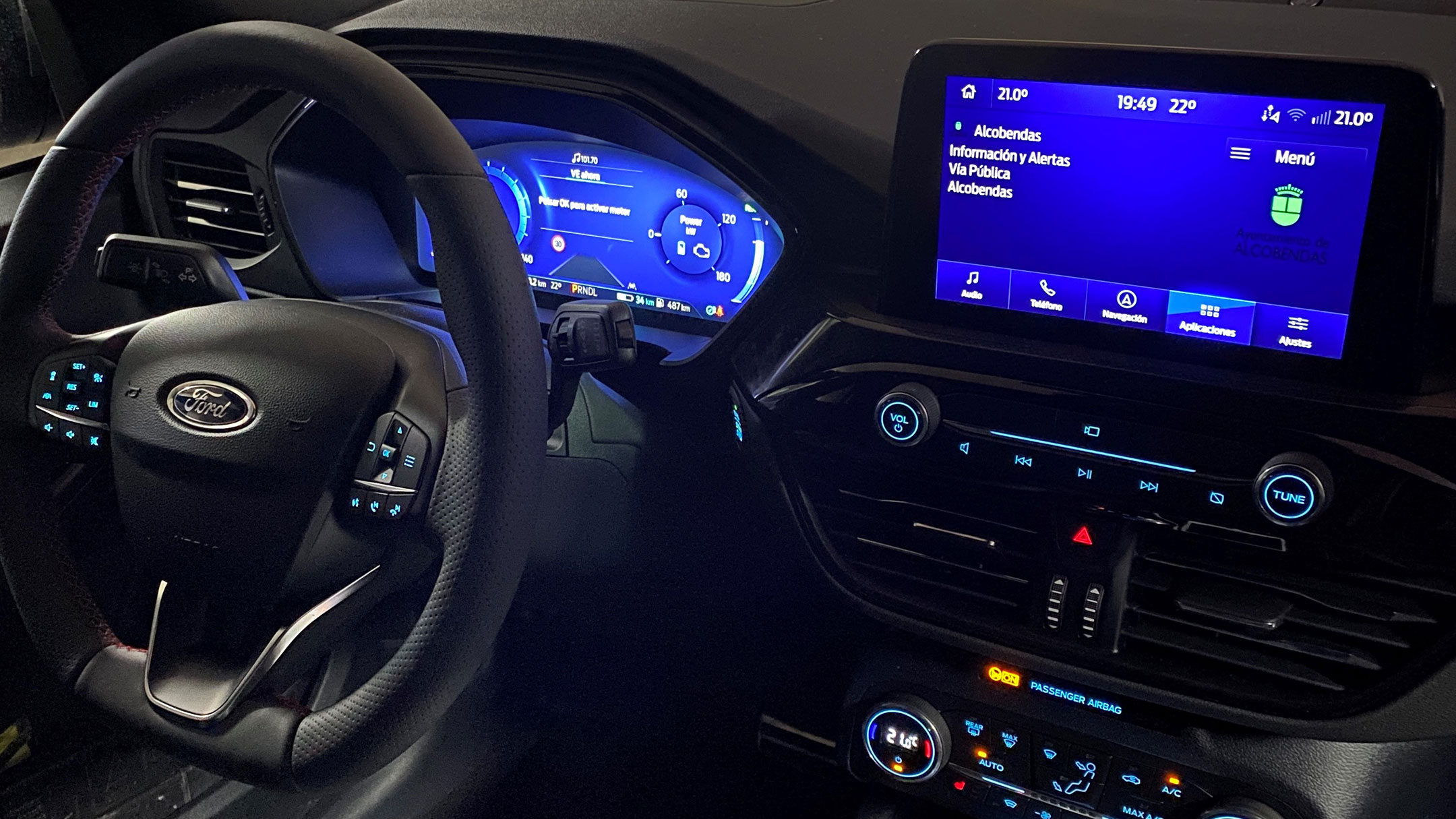 Ford Kuga display