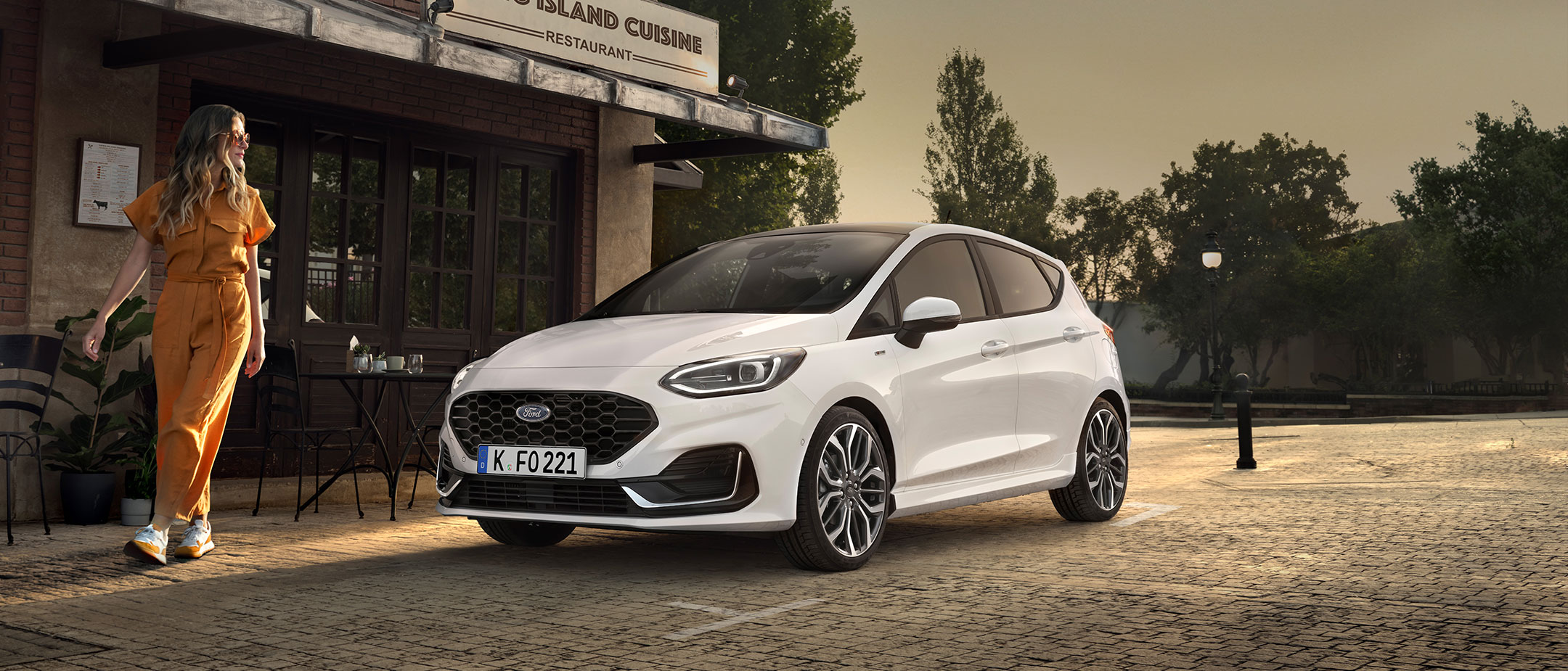Ford Fiesta front three quarter view Ford Fiesta front three quarter view