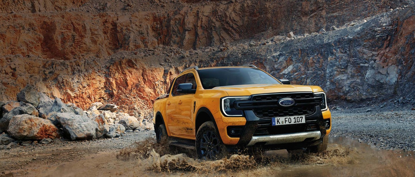 Ford Ranger 3/4 Rear View
