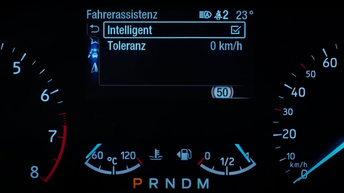 Intelligenter Geschwindigkeitsbegrenzer (Lenkrad mit Kippschalter)