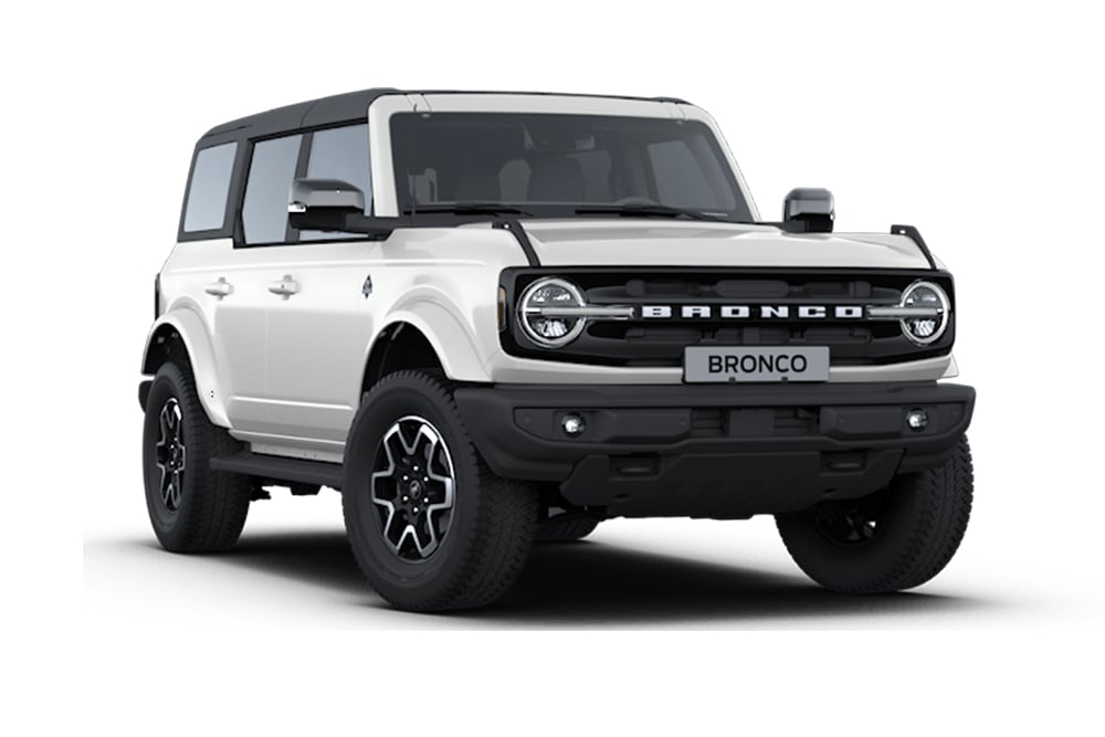 Frontansicht des neuen Bronco