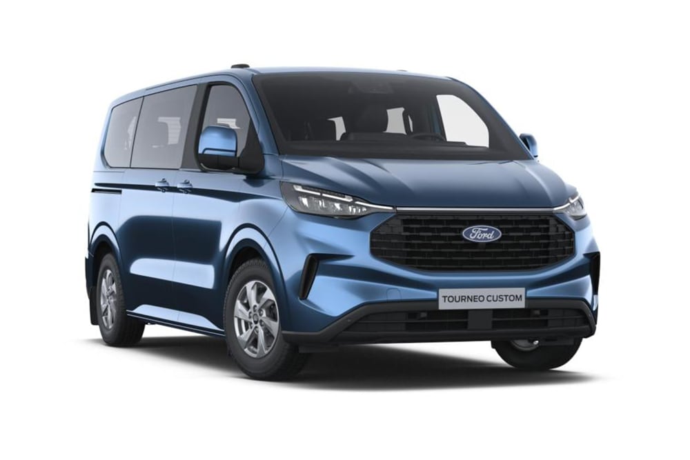 Frontansicht des neuen Tourneo Custom.