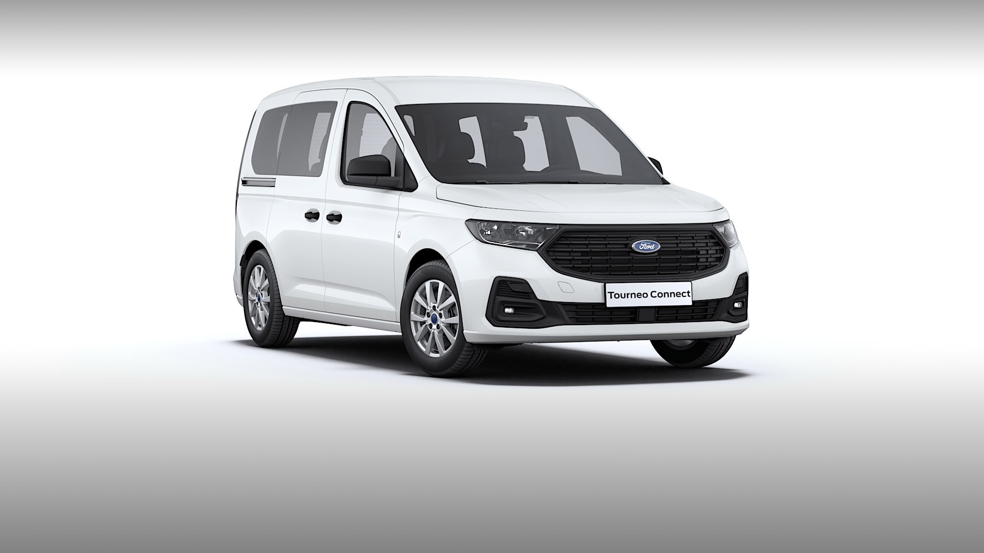 A front 3/4 view of Ford Tourneo Connect