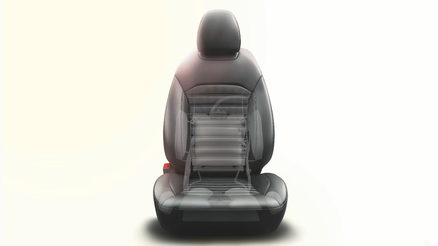 Ford S-MAX Hybrid Detailansicht Multikontursitz mit Massagefunktion