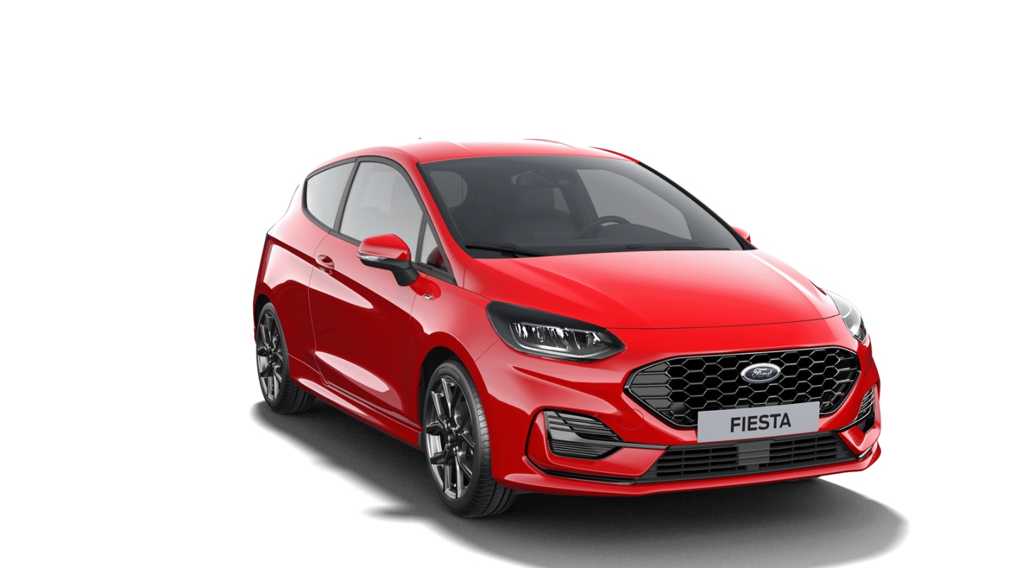 Ford Fiesta ST-Line X. Dreiviertel-Frontansicht.