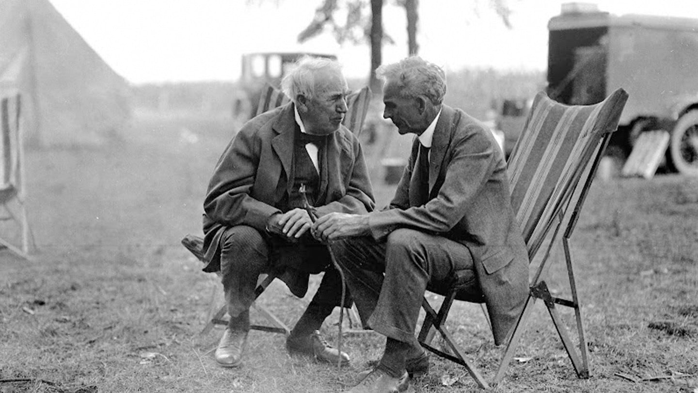henry ford having a conversation