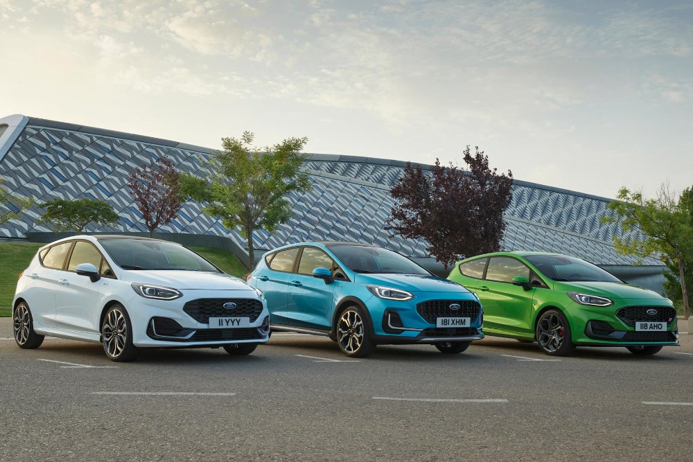 Three cars