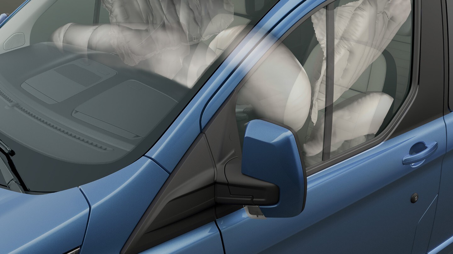 Ford Tourneo Custom Ausschnitt Airbags im Detail