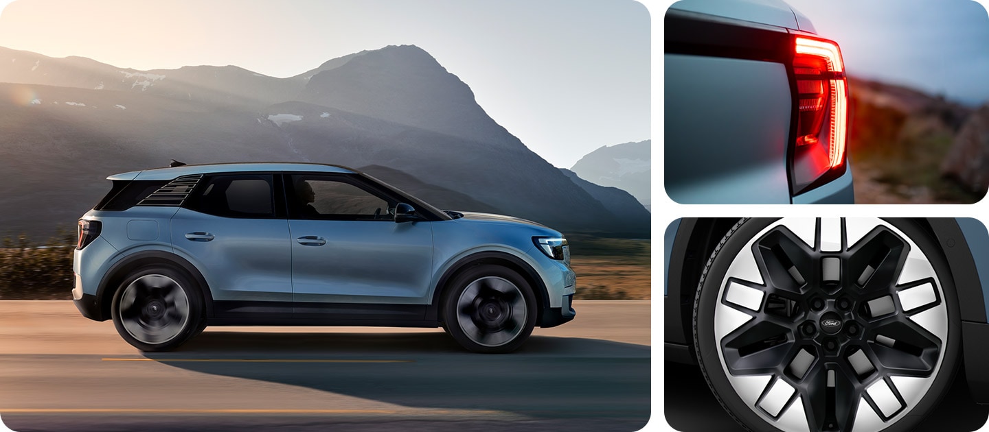 Three images showing the new Ford Explorer®