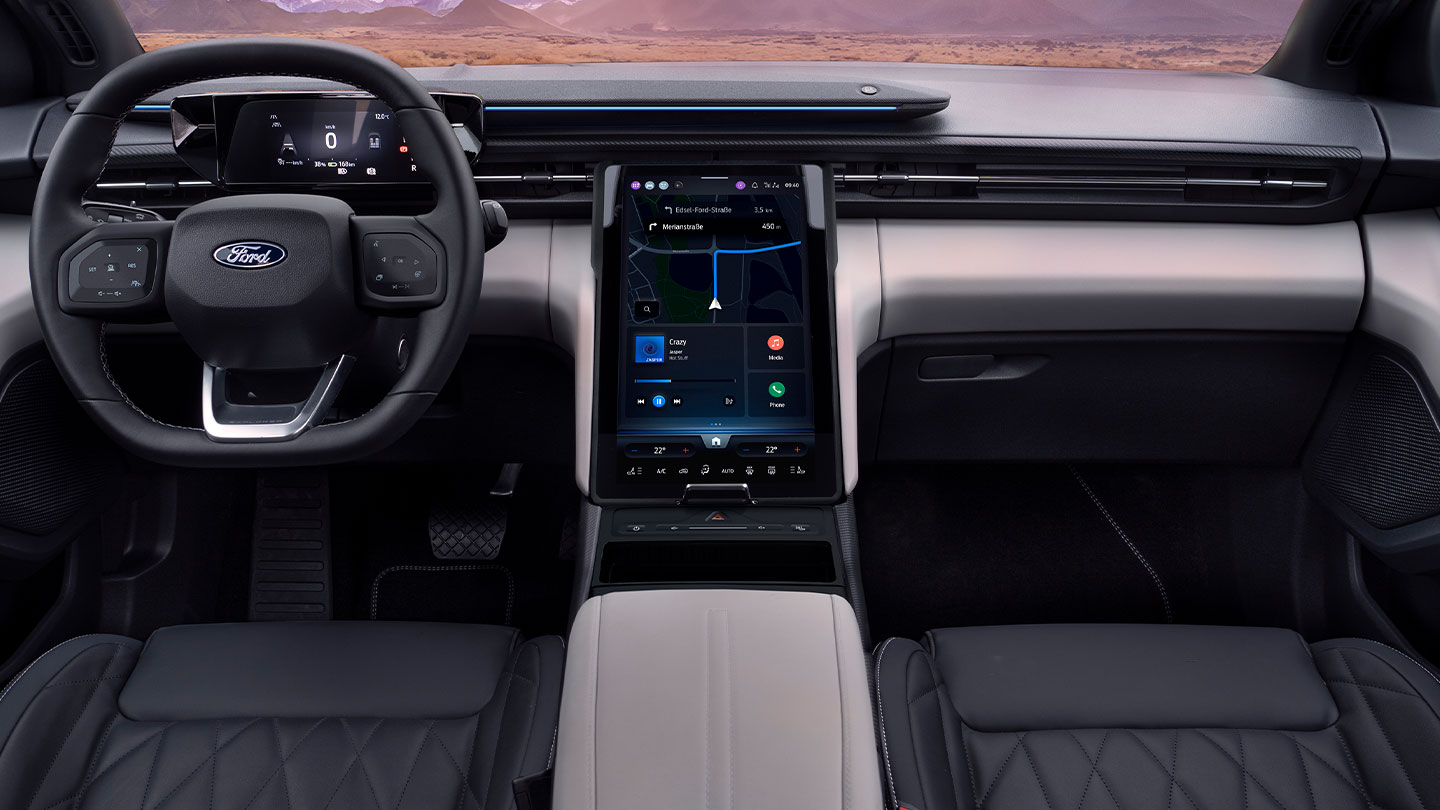 New All-Electric Ford Explorer® interior
