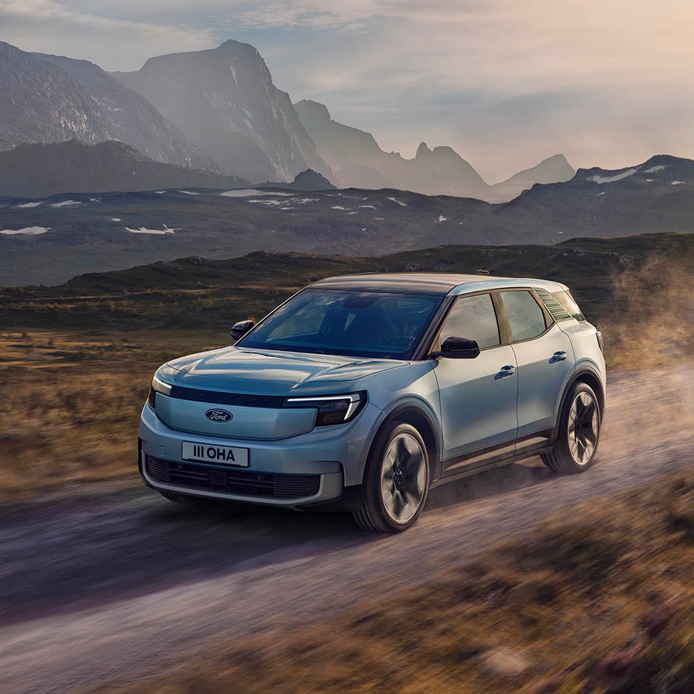 Ford Explorer on the road