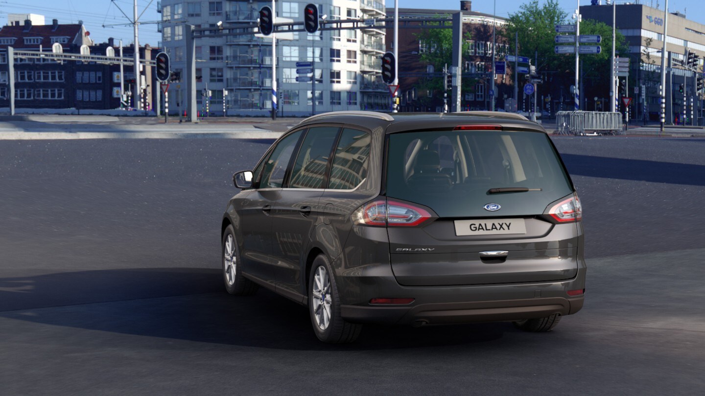 Ford Galaxy Hybrid Grau Heckschuss Start-Stopp-System