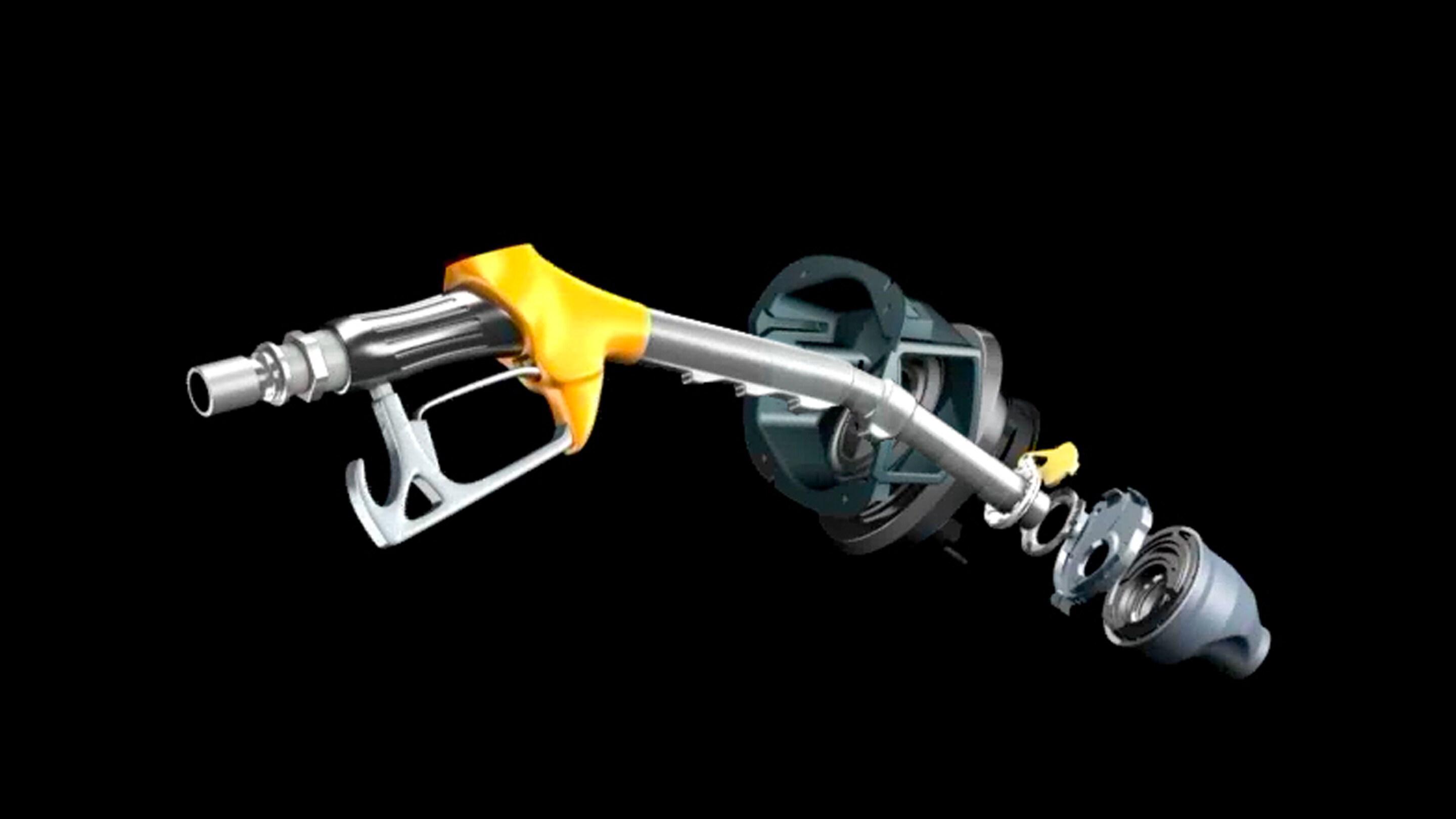 Ford S-MAX Hybrid computergenerierte Ansicht  Komfort-Tankverschluss Ford Easy Fuel