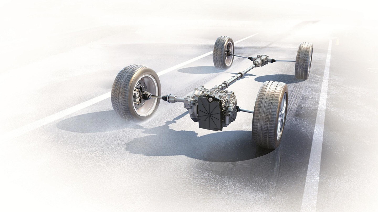 Ford S-MAX Hybrid computergenerierte Abbildung Fahrwerk
