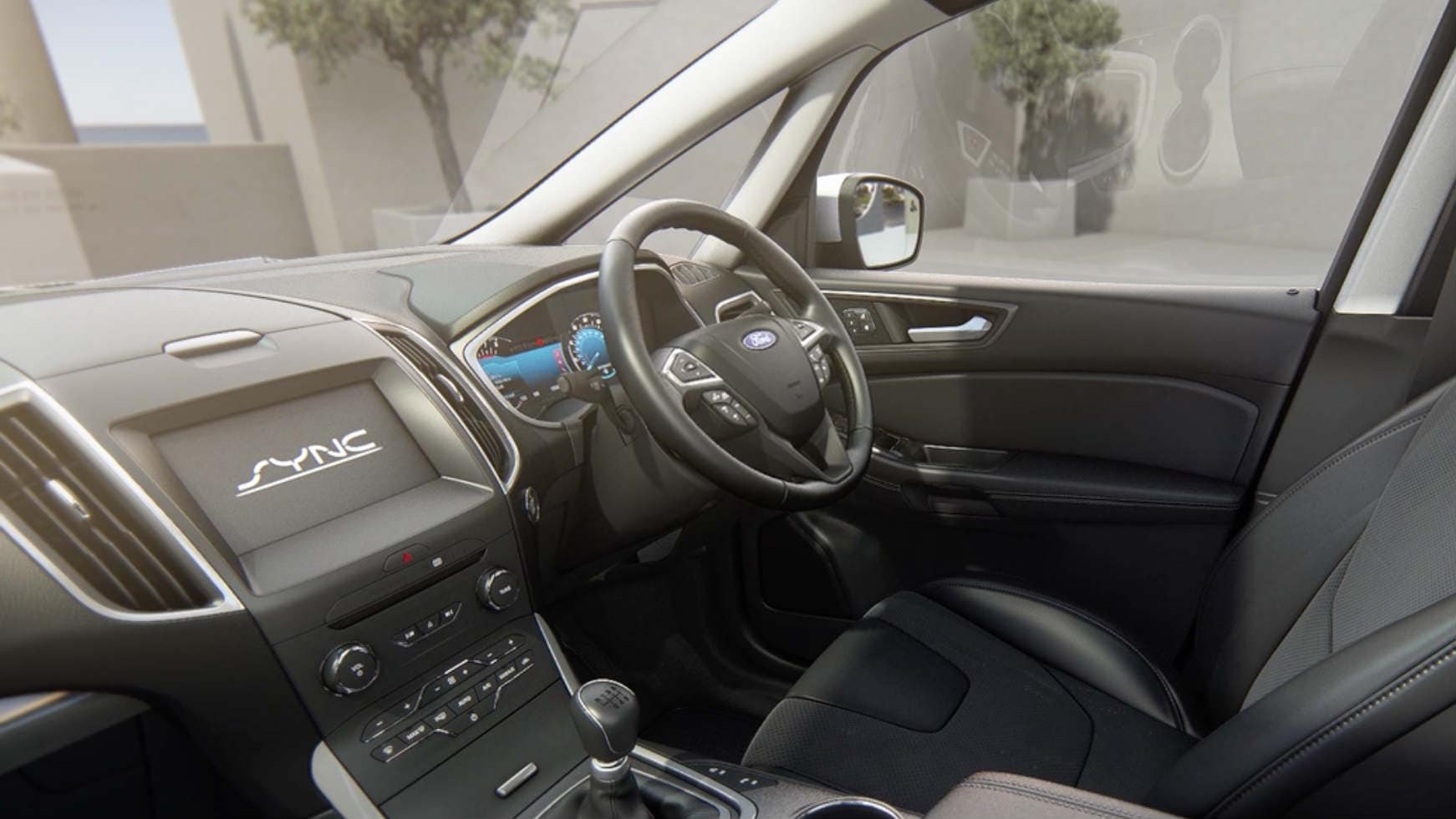 Ford S-MAX Innenansicht Fahrersitz und Armaturenträger
