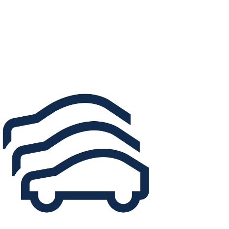 Mehrere Ford Fahrzeuge