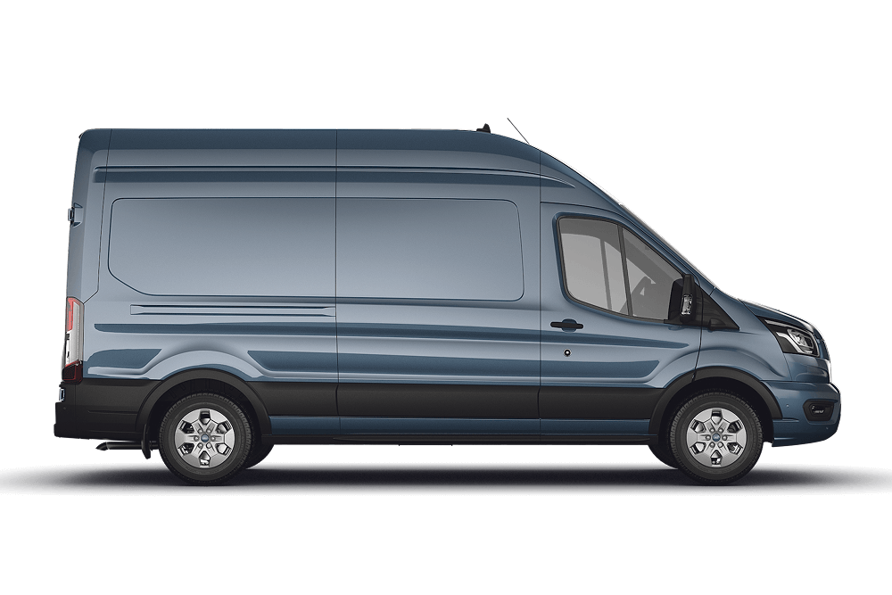 Seitenansicht des Ford Transit Courier