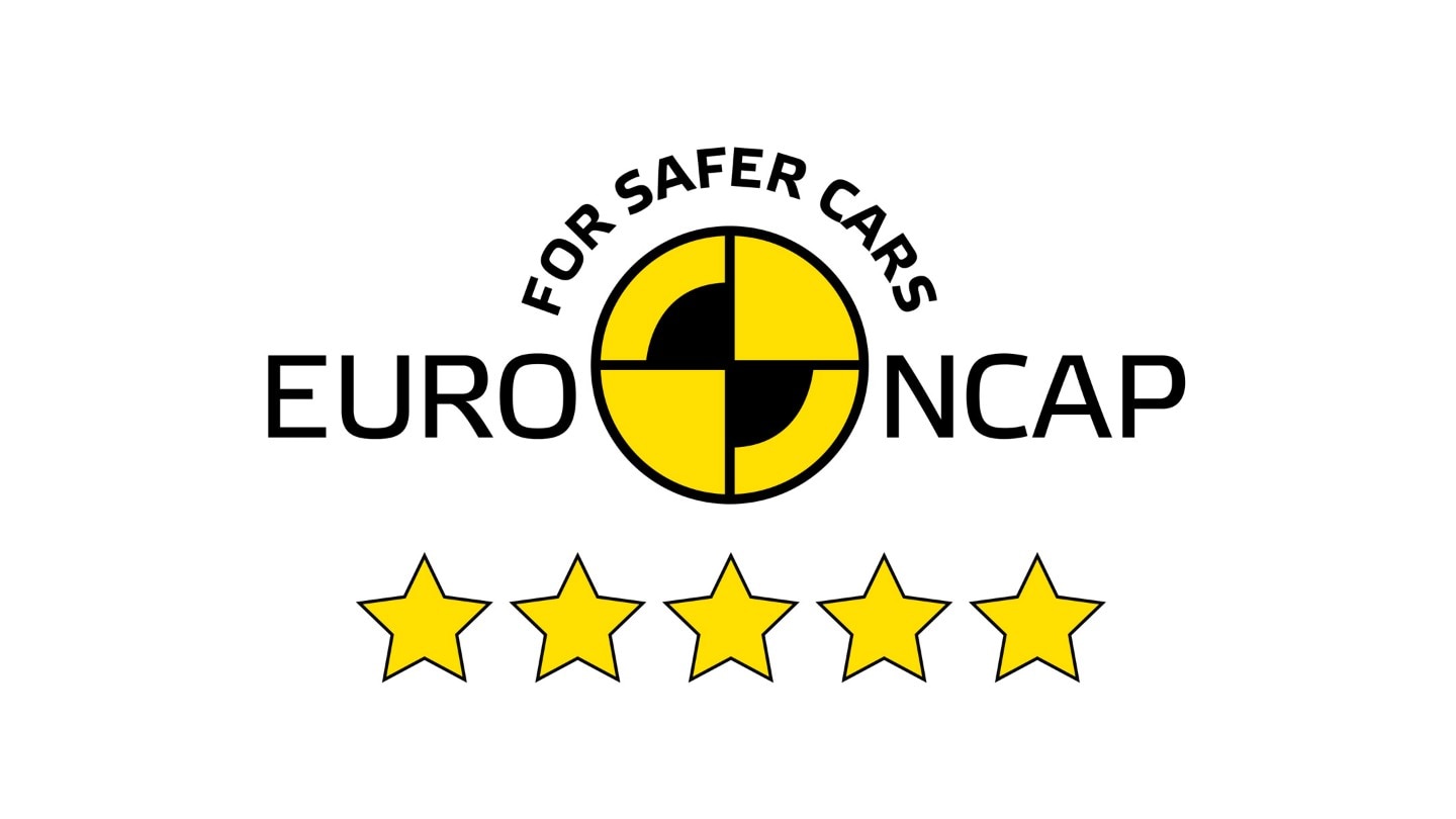Ford Explorer Plug-in-Hybrid. Detailansicht Euro NCAP-Logo 