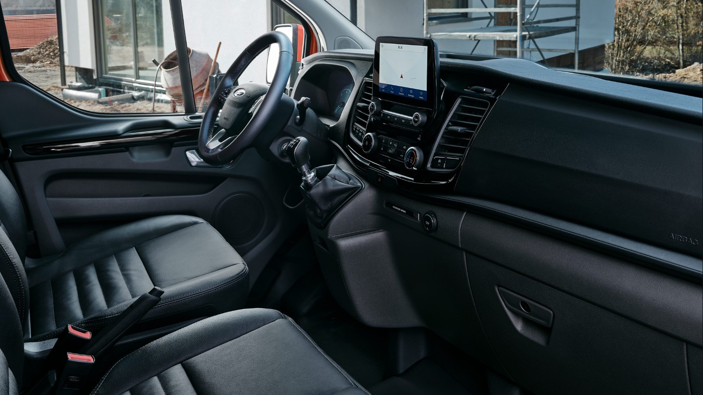 Ford Transit Custom Innenraumansicht von Beifahrerseite 