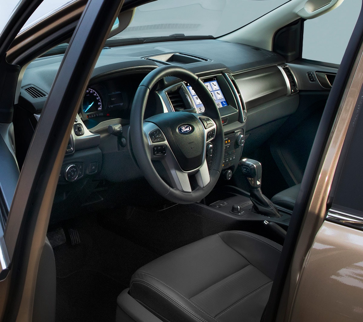 Ford Ranger Fahrersitz Ausschnitt Seitenansicht im Detail