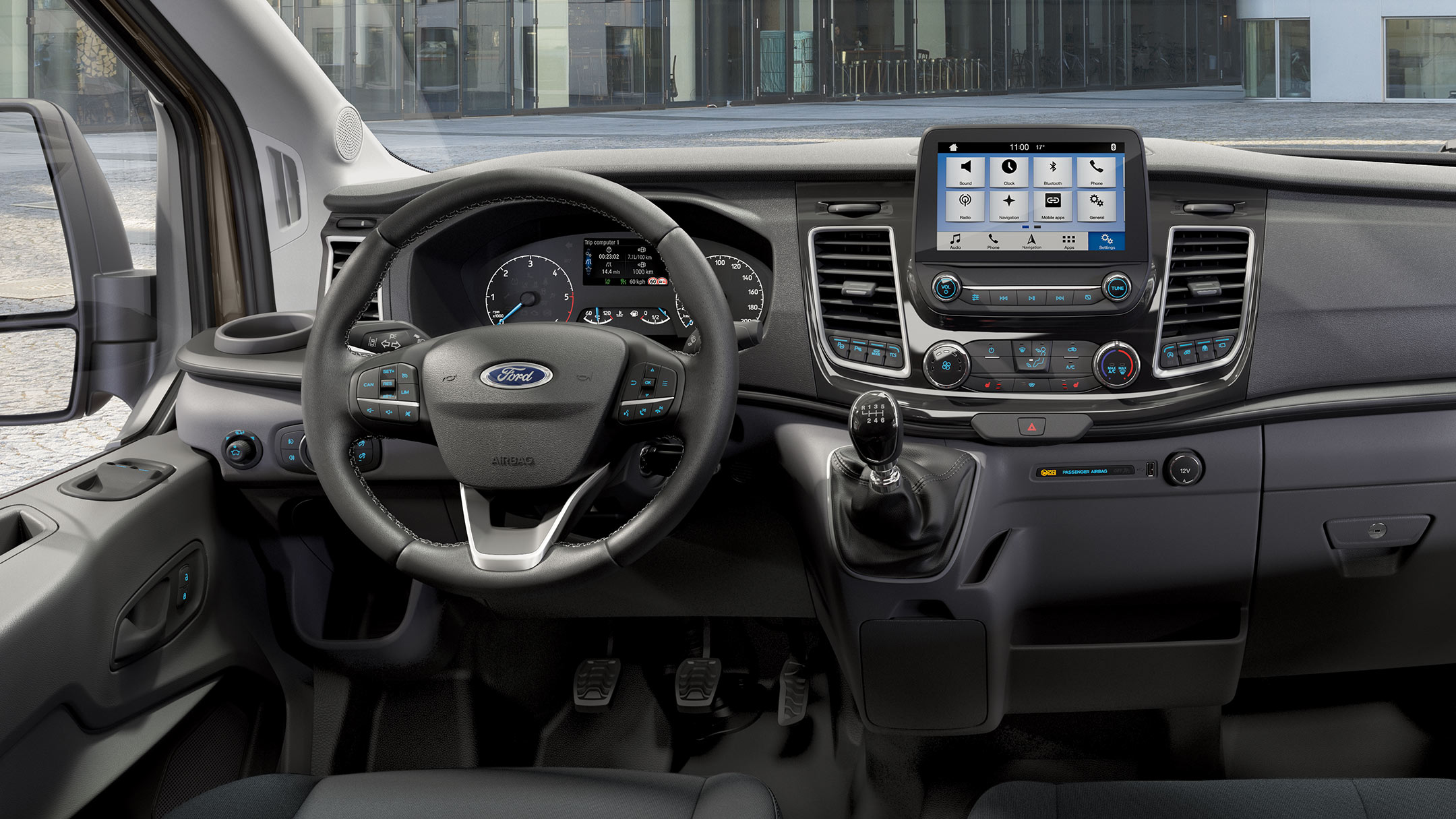 Ford Transit Innenraumschuss Lenkrad und Bedienelemente