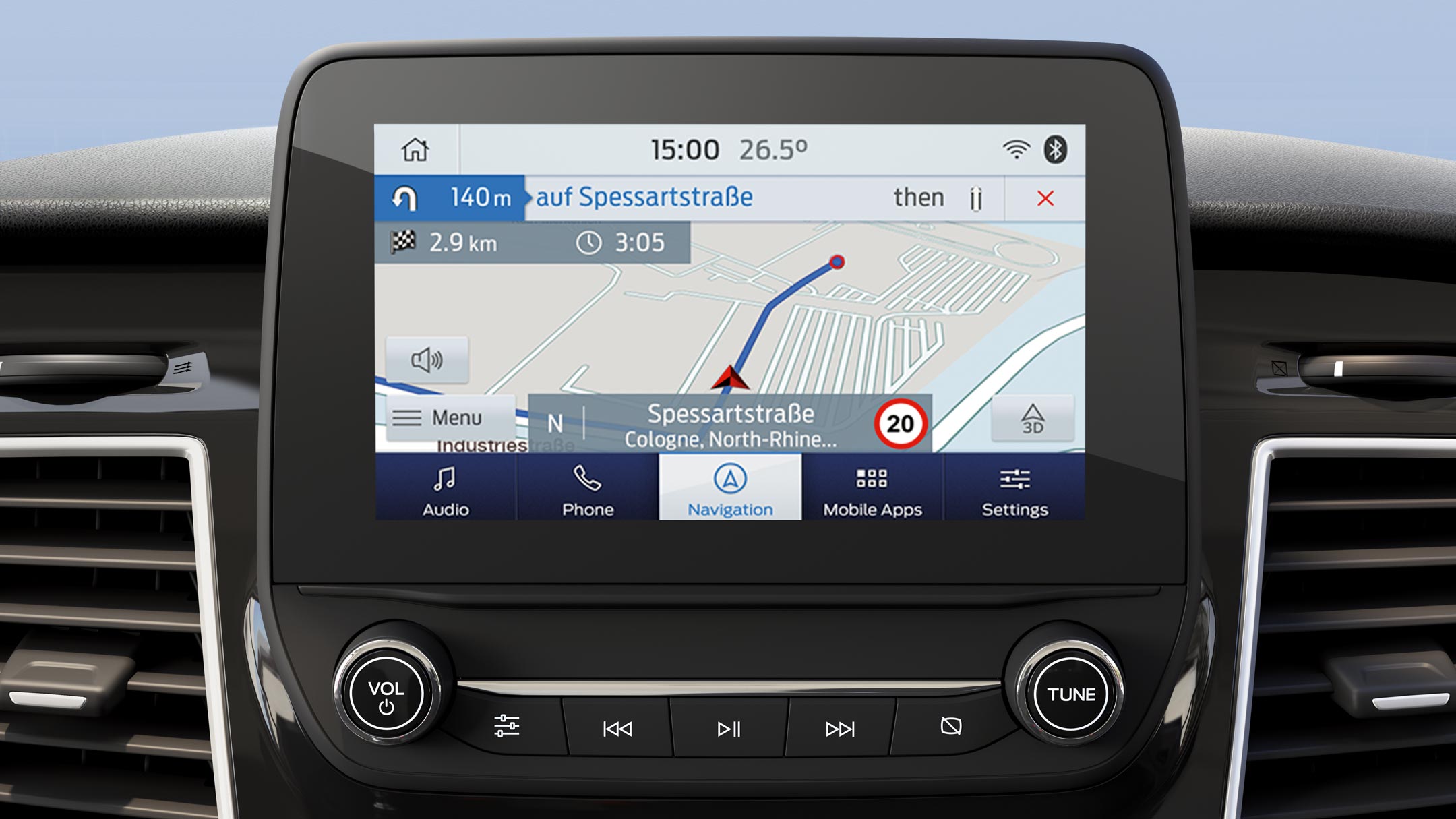 Ford Transit Bus SYNY 4 Touchscreen im Detail