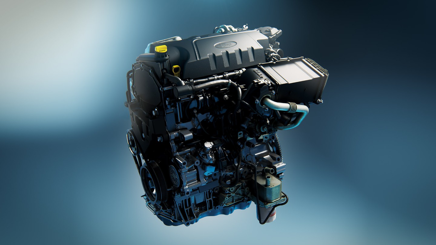 Detailansicht Ford Dieselmotor
