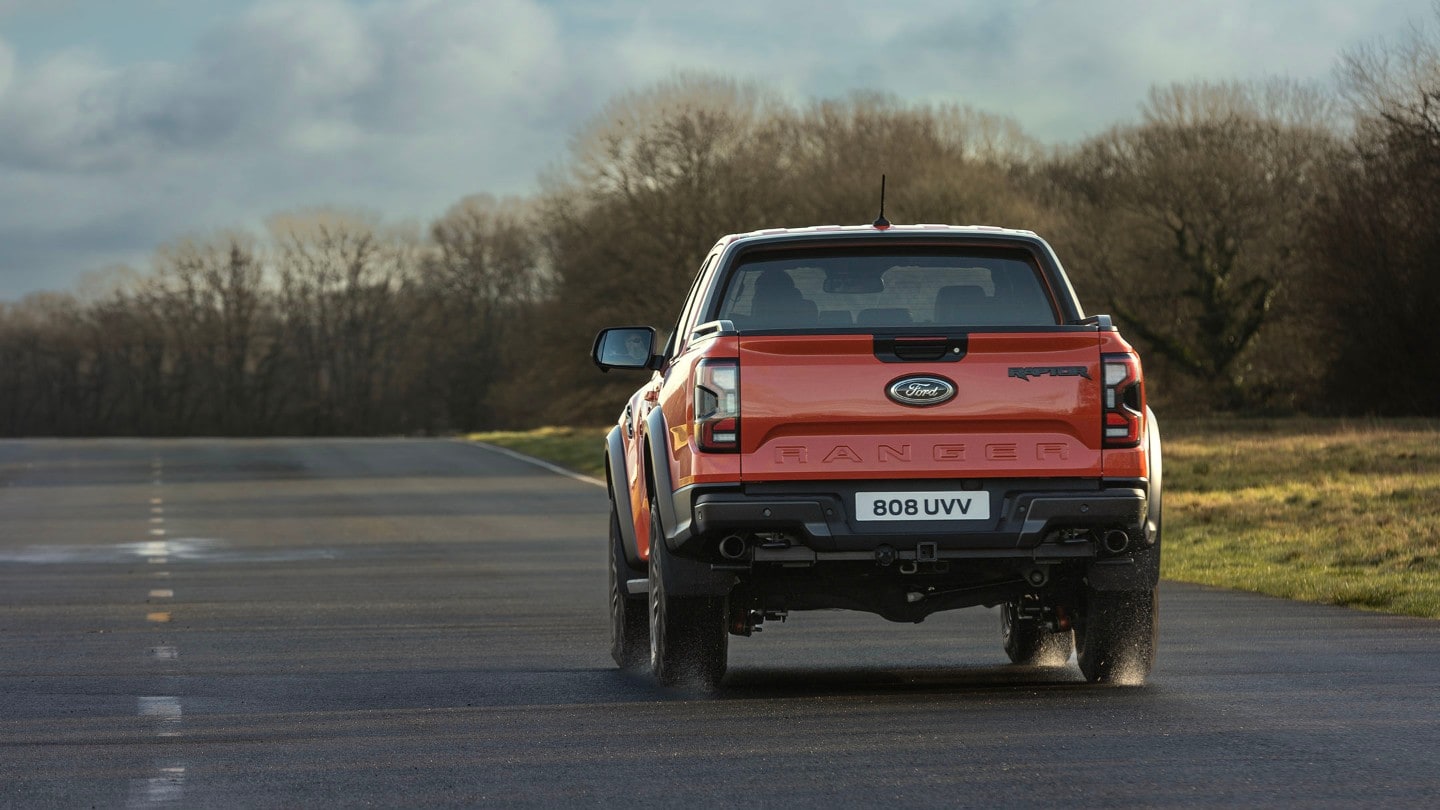 Ford Ranger Raptor auf der Straße