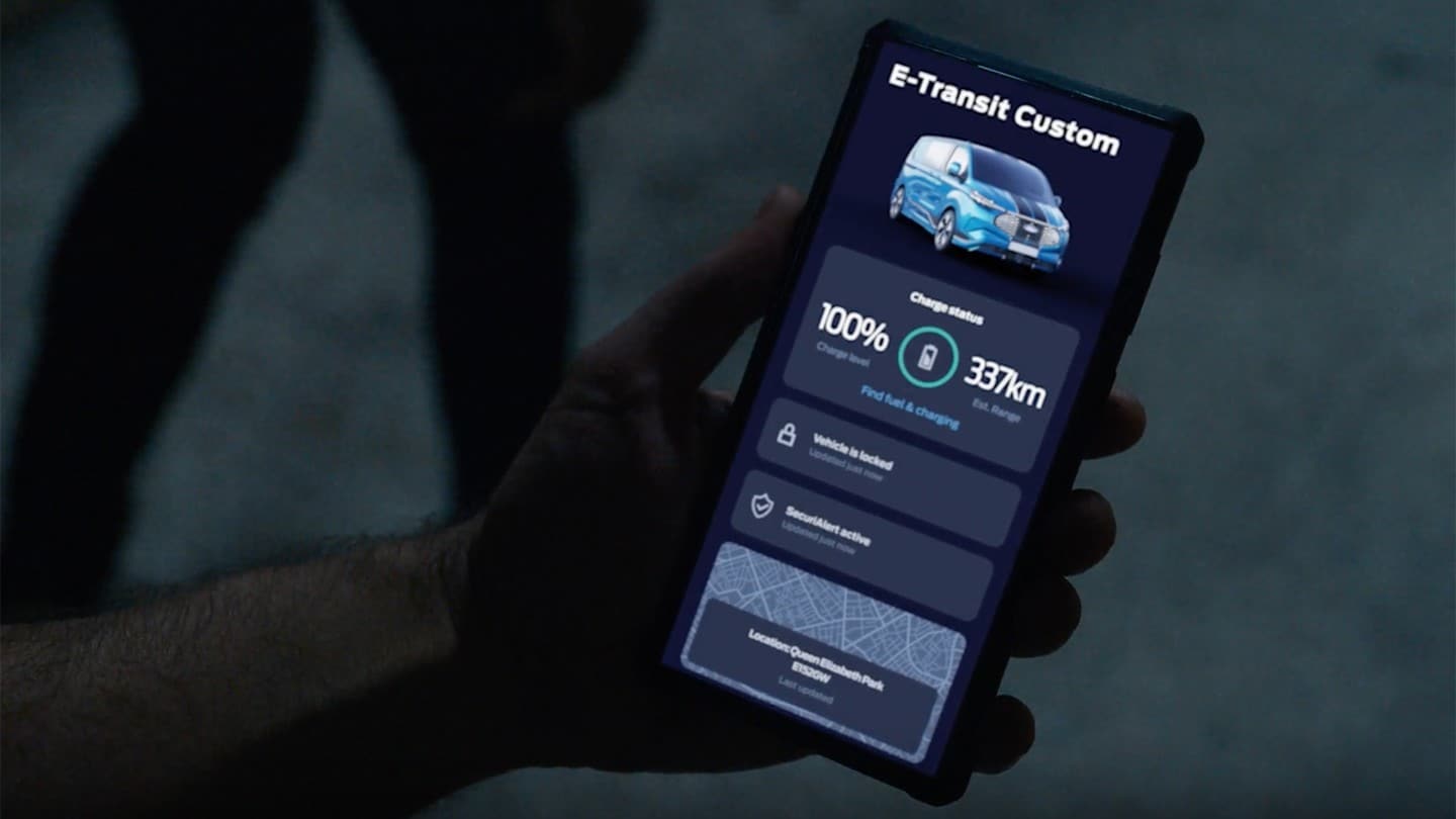Ford Transit Custom mit FordPass Pro App