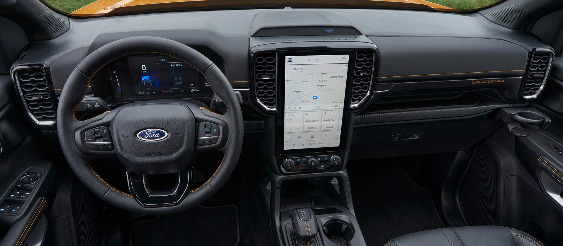 Ford Ranger Wildtrak Armaturenbrett.