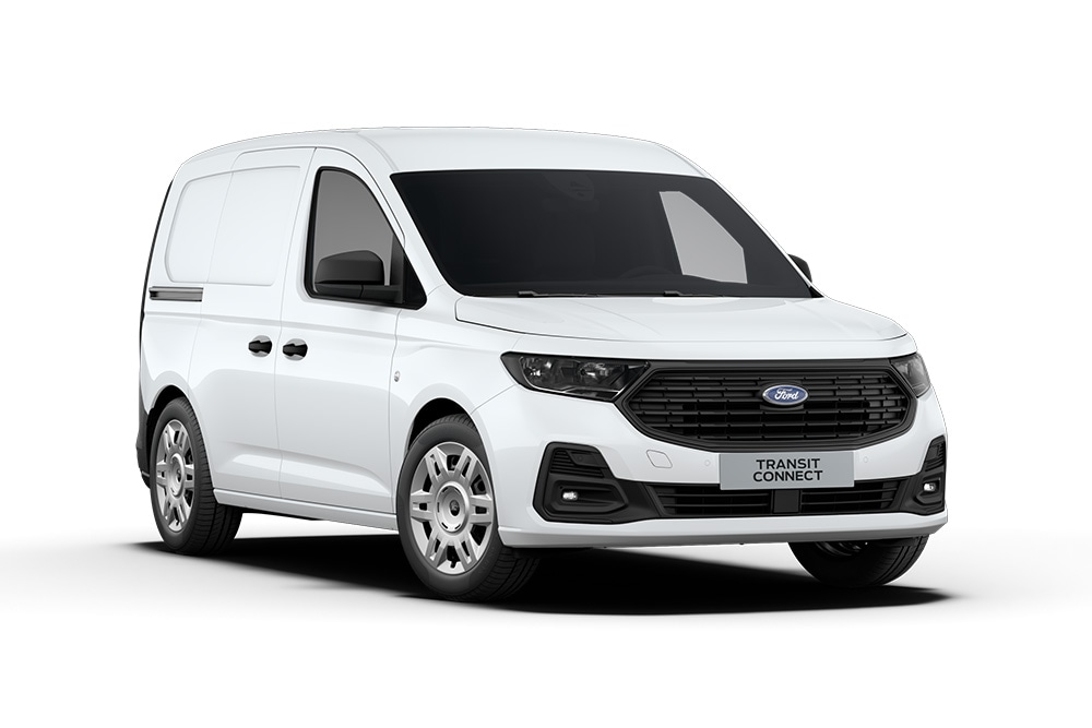 Ford Transit Connect Kastenwagen Limited in Weiß.