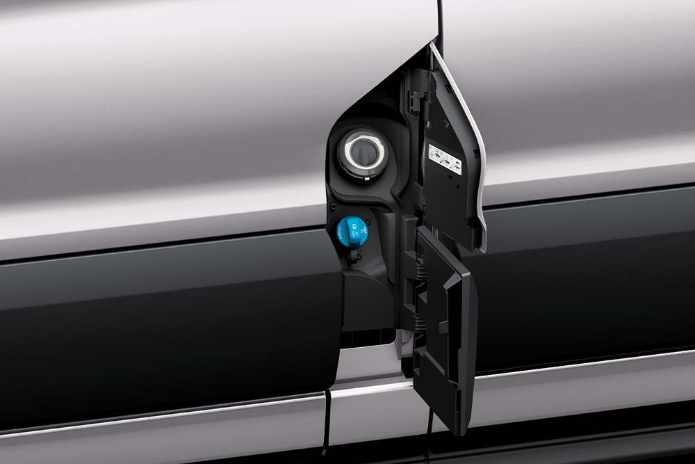 Ford Transit Kombi Easy Fuel Komfort-Tankverschluss.