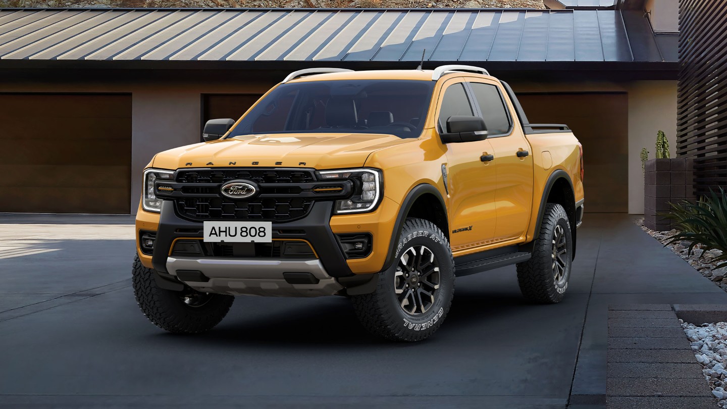 All-New Ranger Wildtrak X front 3/4 view