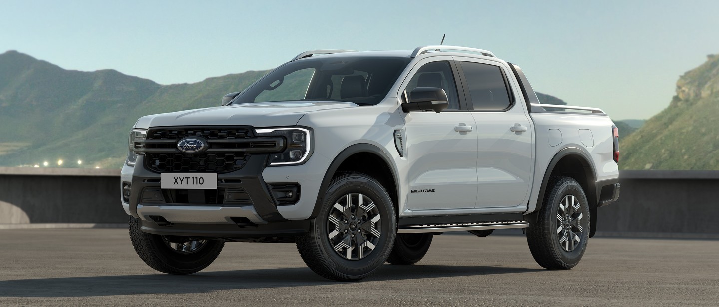 White All-New Ranger Plug-in Hybrid front view