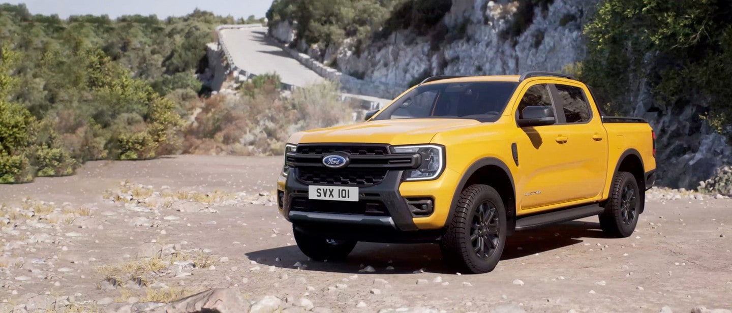 Ford Ranger 3/4 Rear View