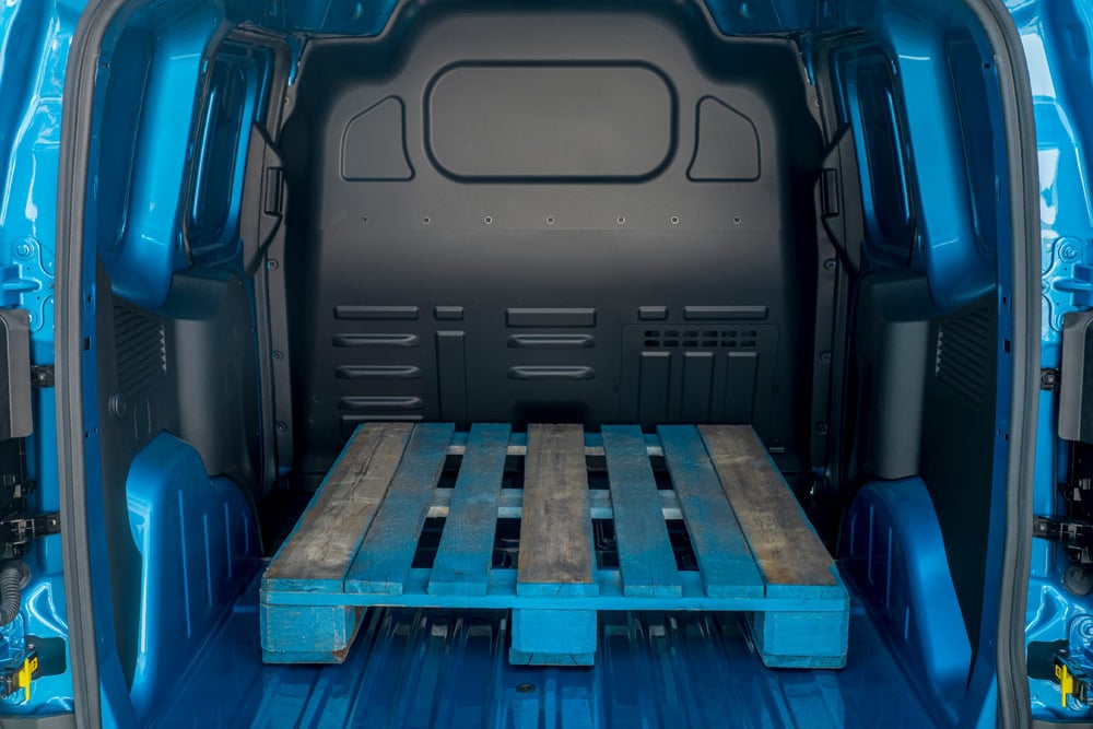 Ford E-Transit Courier Rear Loadspace
