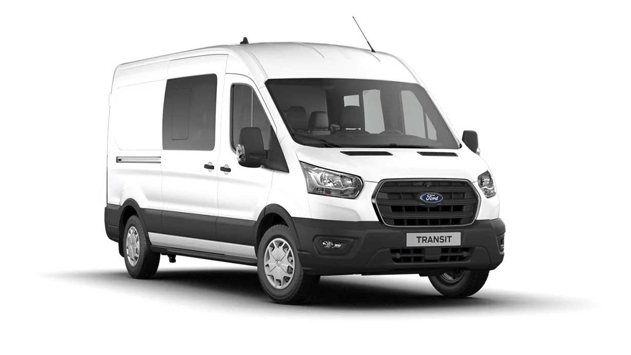 Ford Transit Doppelkabine LKW Weiß